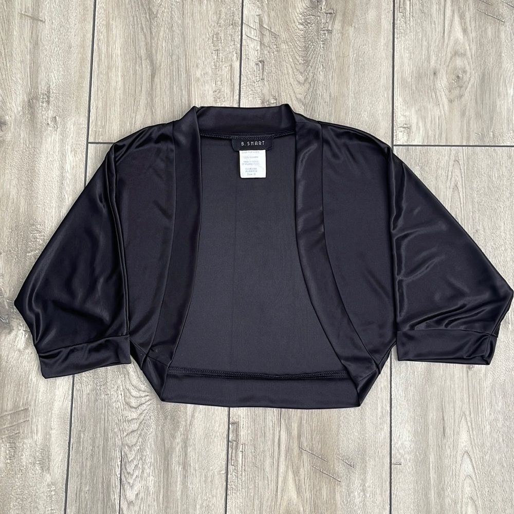 B. Smart Woman’s Junior Black Cardigan Size S